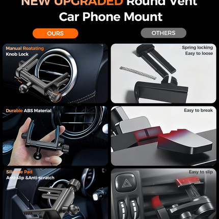 Choetech H095 Magnetic Car Air Vent Phone Holder 360-degree Rotation 5
