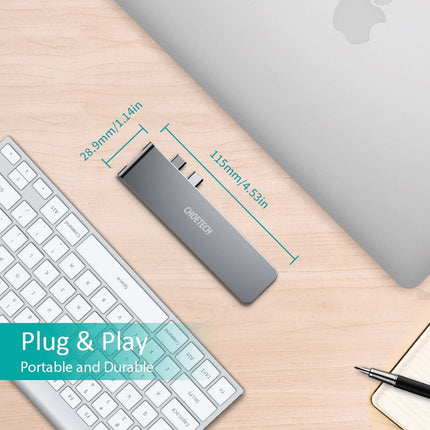 CHOETECH HUB-M14 USB-C  7 in 1 Expand Docking Station Hub for MacBook Pro 8