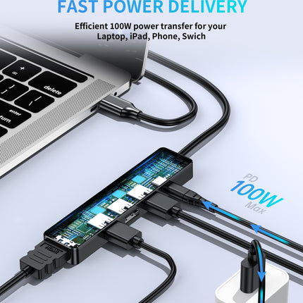 CHOETECH HUB-M80 Hub 5-in-1 Multifunctional Hub 5