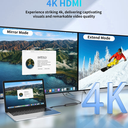 CHOETECH HUB-M80 Hub 5-in-1 Multifunctional Hub 8
