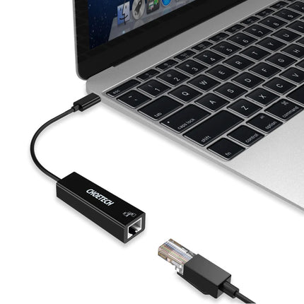 CHOETECH HUB-R01 USB 3.1 Type-C To RJ45 Gigabit Ethernet Adapter 3