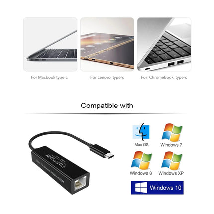 CHOETECH HUB-R01 USB 3.1 Type-C To RJ45 Gigabit Ethernet Adapter 2