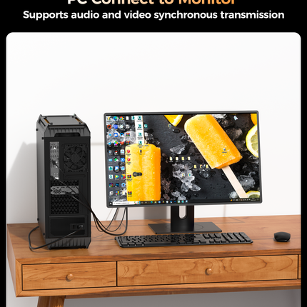 Choetech HV-001 HDMI to VGA 1.8m 4