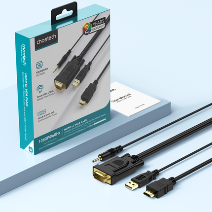 Choetech HV-001 HDMI to VGA 1.8m 10