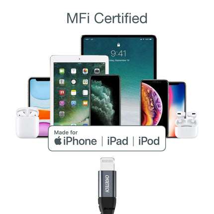CHOETECH IP0039 USB-C To iPhone MFi Certified Cable 1.2M 8