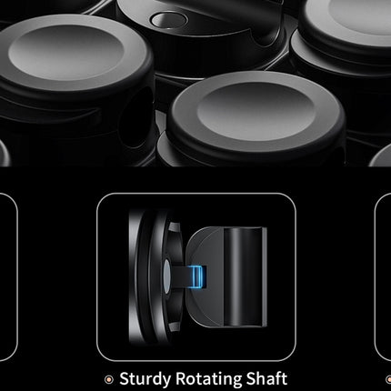 CHOETECH MCC001-BK 6 Pack Professional grade Magnetic Lock Cord Holder Clips Black 5
