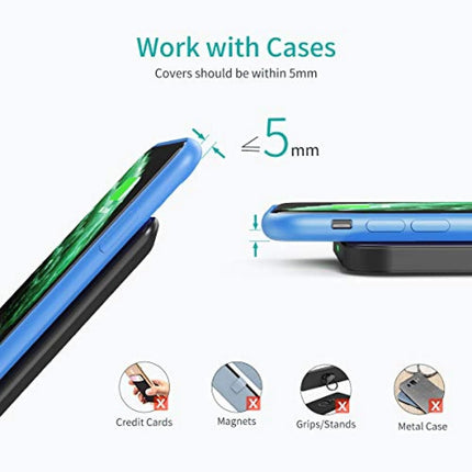 CHOETECH MIX00087 (T524S+T511S) Qi 10W/7.5W Fast Wireless Charging Stand and Pad 5