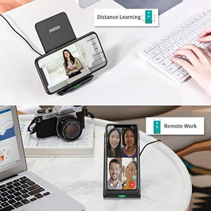 CHOETECH MIX00087 (T524S+T511S) Qi 10W/7.5W Fast Wireless Charging Stand and Pad 6