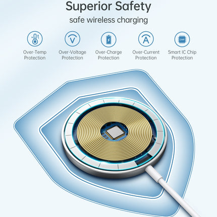 CHOETECH MQ00117-SL (T517+AC) MagLeap Magnetic Wireless Charger + AC 5