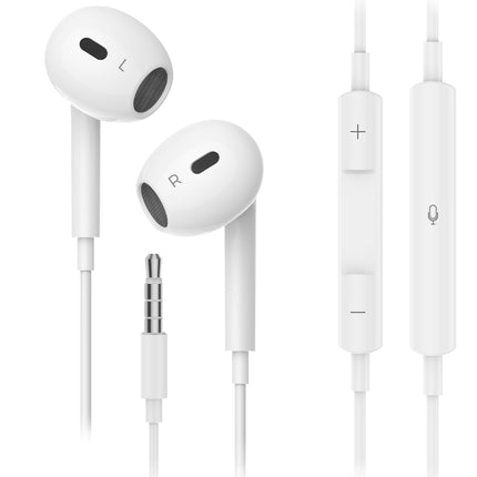 Choetech OC-A016 3.5mm lateral in ear Stereo sound Wired Headphones White 2