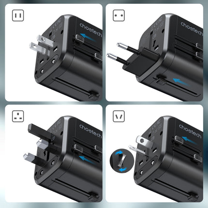 CHOETECH PD5008 30W Fast Universal GaN Travel Charger 3