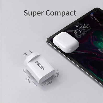 CHOETECH Q5004CL PD20W USB-C iPhone Fast Charger with MFi Certified USB-C Cable 5