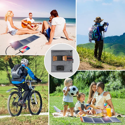 CHOETECH SC004 14W USB Foldable Solar Powered Charger 8