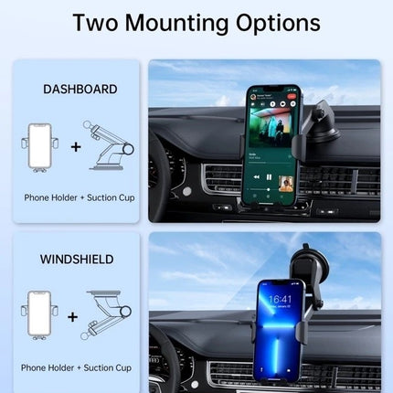 CHOETECH T203-F 15W Gravity Car Charger Holder 7
