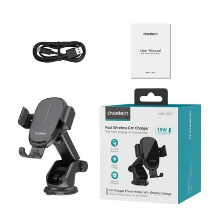 CHOETECH T203-F 15W Gravity Car Charger Holder 10