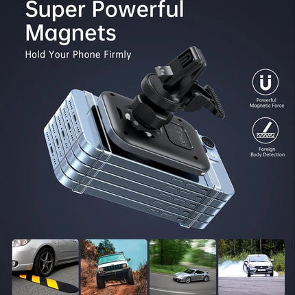 CHOETECH T206-F 15W Magnetic Car Charger Holder 8