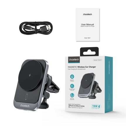 CHOETECH T206-F 15W Magnetic Car Charger Holder 10