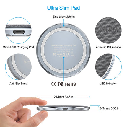 Choetech T539-S Fast Wireless Charger 5