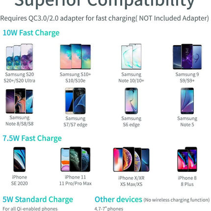 CHOETECH T548-S Wireless Charger with Flexible Holder 4