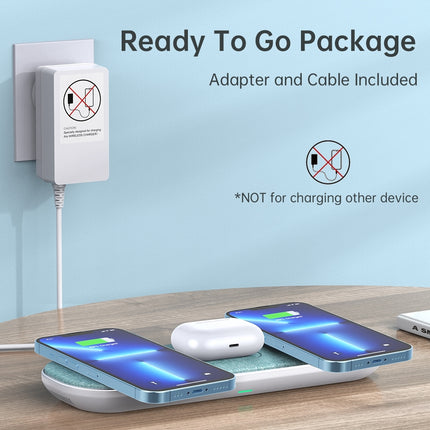 CHOETECH T569-S Magleap 3-in-1 Magnetic Wireless Charging pad with AC Adapter 8