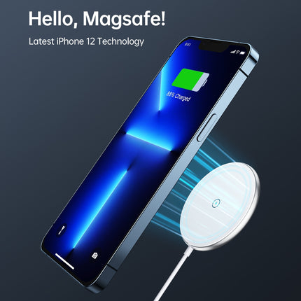 CHOETECH T580-F 15W Magsafe Wireless Fast Charger With 1M Cable (White) 5