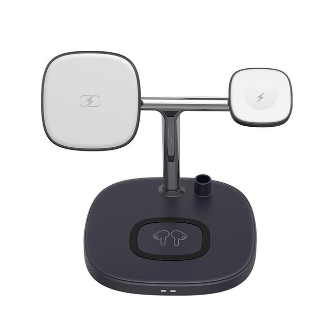 CHOETECH T583-F 4-in-1 Magentic Wireless Charging Station for iPhone/Apple Watch/Headphones/Pencil 2