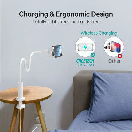 CHOETECH T584-F 2-in-1 15W Phone Mount with Fast Wireless Charger (for 4-7 inch) 4