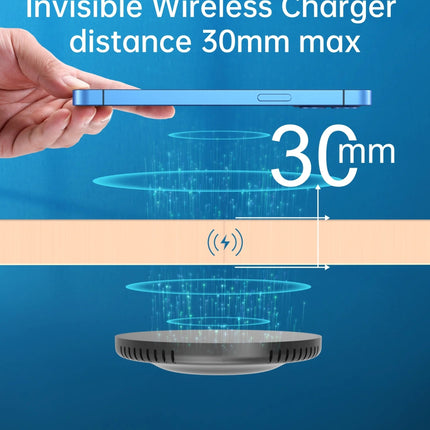 CHOETECH T590-F 10W Invisible Wireless Charger 3