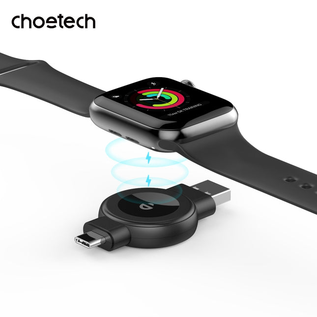 CHOETECH T606-F USB-A +USB-C Magnetic Charger for Samsung & Apple Watch 2