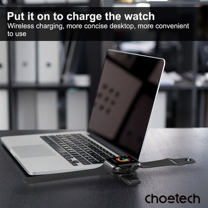 CHOETECH T606-F USB-A +USB-C Magnetic Charger for Samsung & Apple Watch 5