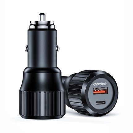 CHOETECH TC0010 Dual USB Fast Car Charger 3
