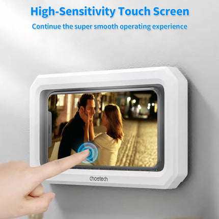 CHOETECH WPC008 Bathroom Waterproof Phone holder (up to 6.7-inch) White 5