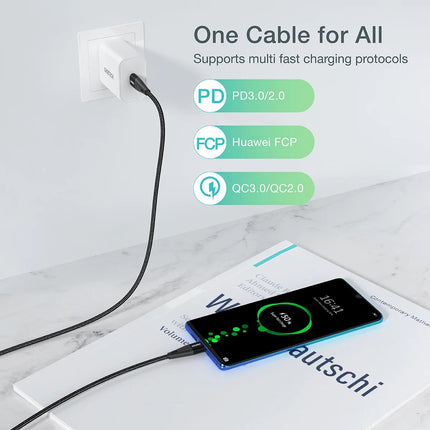 CHOETECH XCC-1003 USB-C To USB-C Cable 1.2M 7