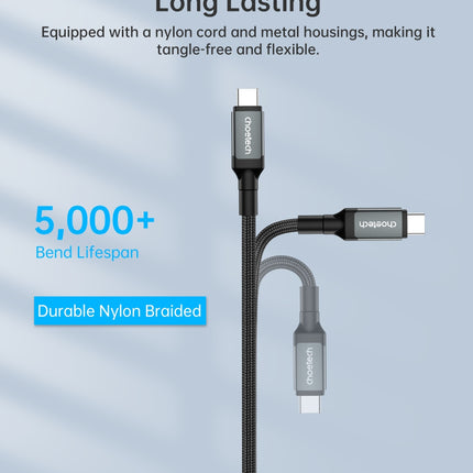 CHOETECH XCC-1040 USB-C M to M 240W Super Fast Speed Gen3 Cable 1.2M 6