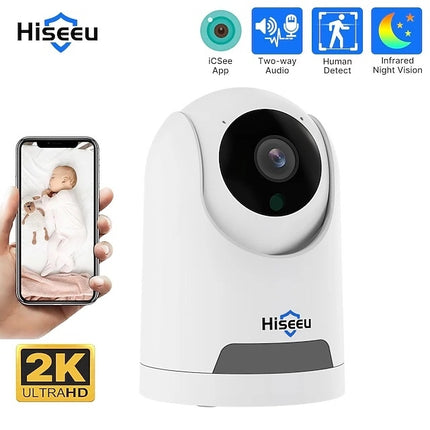 Hiseeu FH2C 2MP WiFi Wireless Security Camera for Home/Baby/Pet 2-way Audio & Motion Detection 2