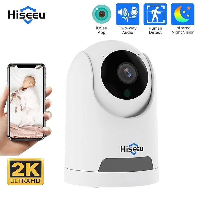 Hiseeu FH2C 2MP WiFi Wireless Security Camera for Home/Baby/Pet 2-way Audio & Motion Detection 2