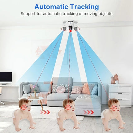 Hiseeu FH2C 2MP WiFi Wireless Security Camera for Home/Baby/Pet 2-way Audio & Motion Detection 5