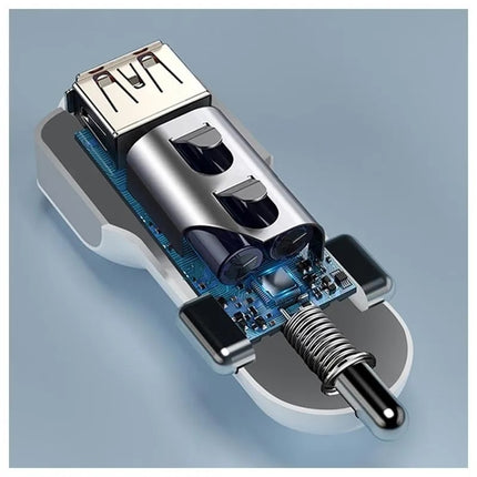 8-Port PD+QC3.0 Car Charger with LED Display 2