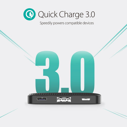 Ravpower RP-PB094 Super Slim Powerbank 10000mAh, PD 18w, QC3.0 2