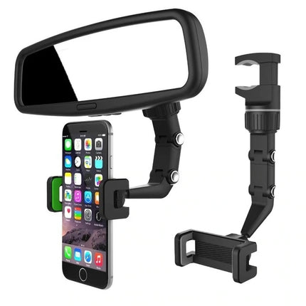 TEQ Adjustable Phone Holder Car Rearview Mirror Mount 3