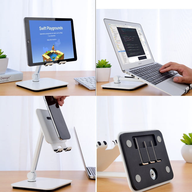 Full Motion 3 in 1 Smartphone Tablet and Notebook Holder White 2