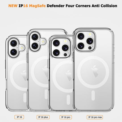 Ultimake Shockproof Transparent Magsafe Cover Case for iPhone 16 Pro 6