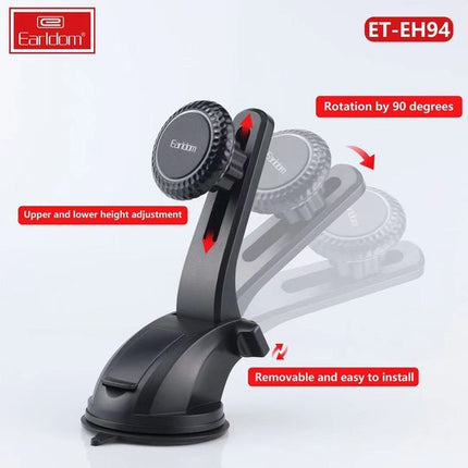 Earldom EH94 Magnet Mount Holder with Suction Base 2