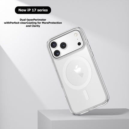 UTIA Ultimake Shockproof Transparent Case Cover With Magnetic Ring for iPhone 17 Pro Max 3