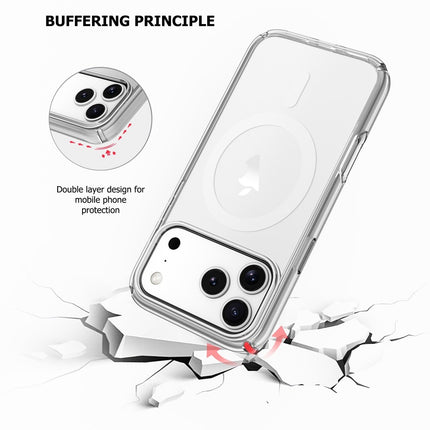 UTIA Ultimake Shockproof Transparent Case Cover With Magnetic Ring for iPhone 17 Pro Max 5