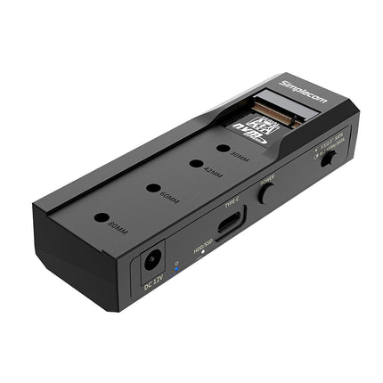 Simplecom SA536 USB to M.2 and SATA 2-IN-1 Adapter for 2.5"/3.5" HDD & NVMe/SATA M.2 SSD with Power Supply USB 3.2 Gen2 10Gbps 4
