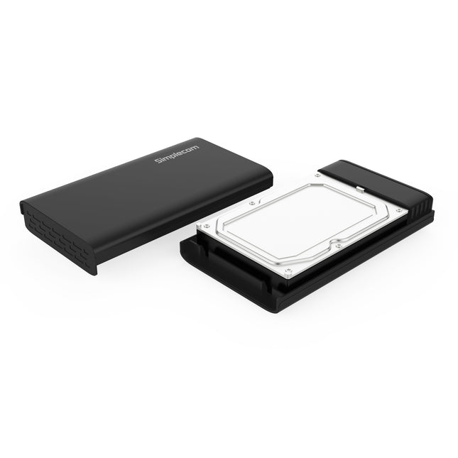 Simplecom SE301 3.5" SATA to USB 3.0 Hard Drive Docking Enclosure Black 2