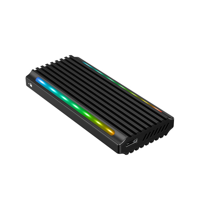 Simplecom SE525 NVMe / SATA M.2 SSD USB-C Enclosure with RGB Light USB 3.2 Gen 2 10Gbps 2