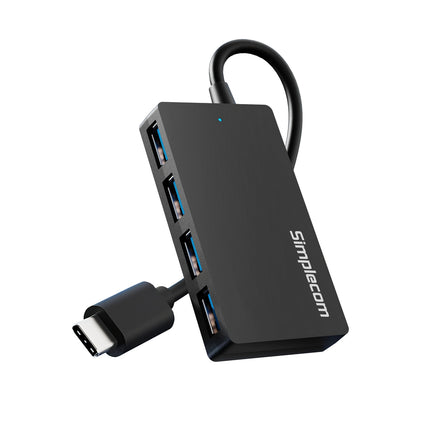 Simplecom CH350 SuperSpeed USB-C to 4-Port USB-A Hub USB 3.2 Gen1 2