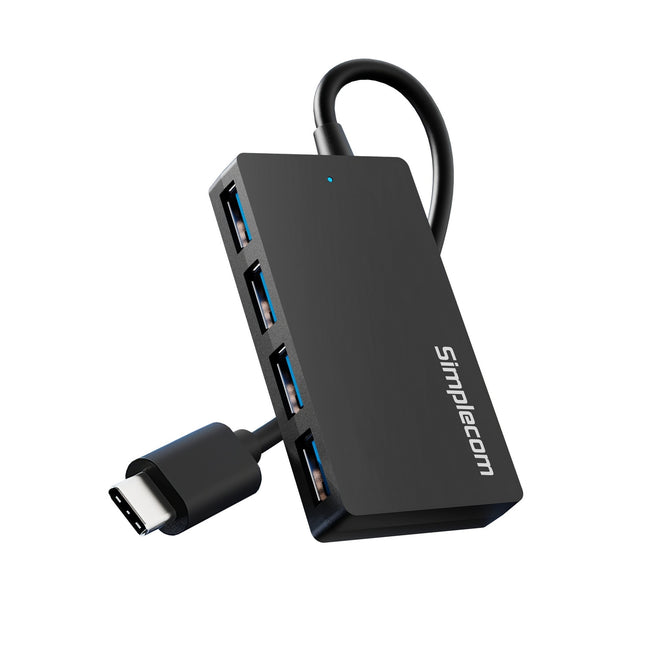 Simplecom CH350 SuperSpeed USB-C to 4-Port USB-A Hub USB 3.2 Gen1 2